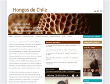 Tablet Screenshot of hongos.cl